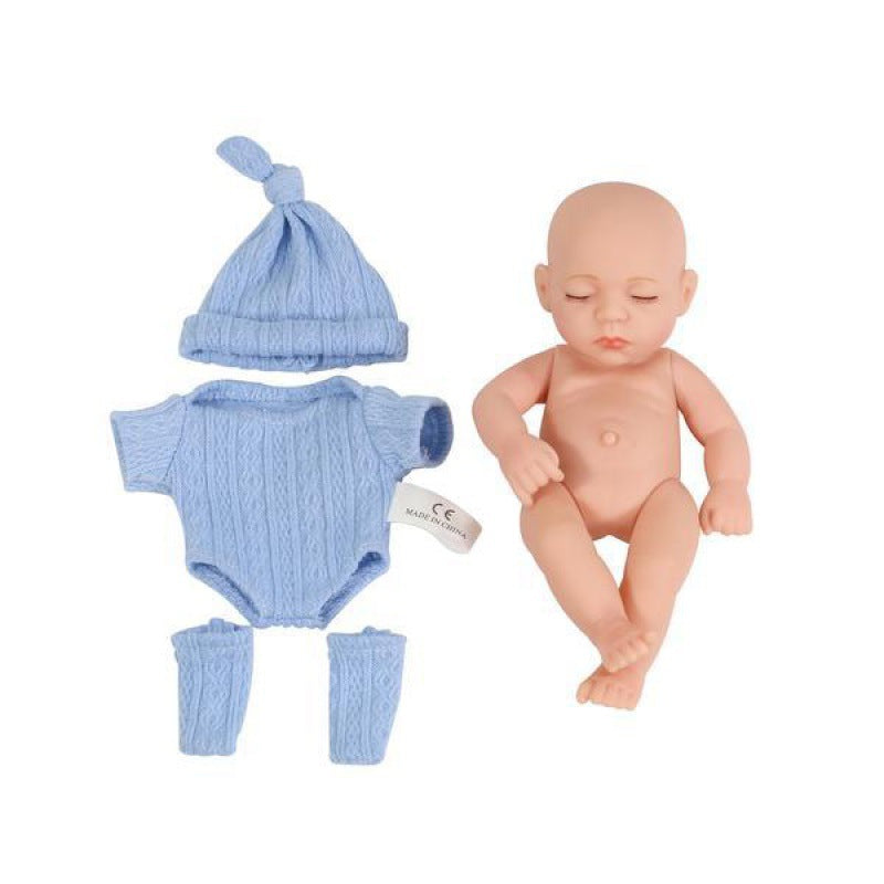 Mini Muñeca Bebé de Silicona Suave - Lindo Regalo para Niñas
