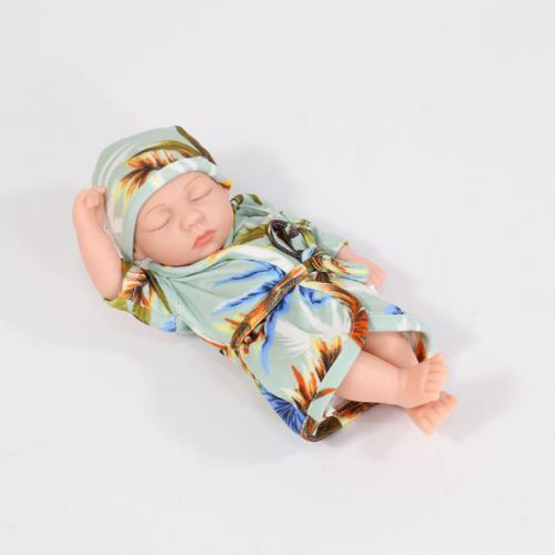 Mini Muñeca Bebé de Silicona Suave - Lindo Regalo para Niñas