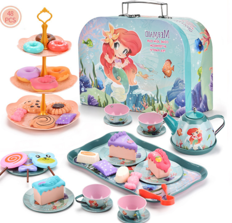 Juego de simulación de postres y té "La casita" para niñas