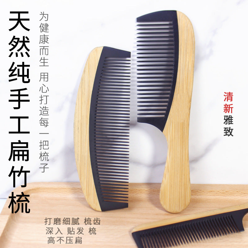 Peine de Bambú para el Cabello para Mujeres - Diseño de Madera Antiestático