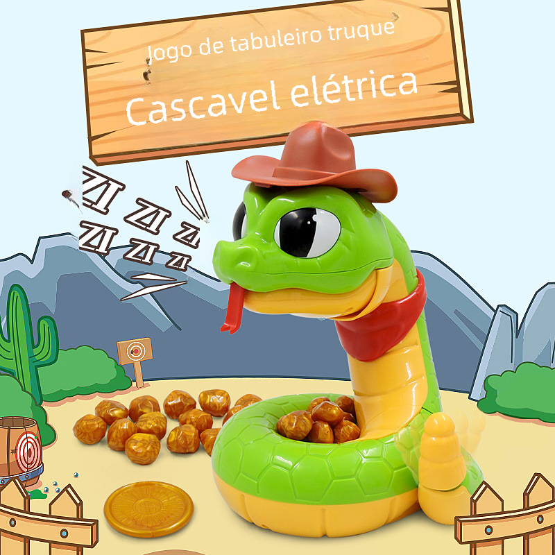 Juguete de Broma Eléctrico de Serpiente de Cascabel al por Mayor para Juegos