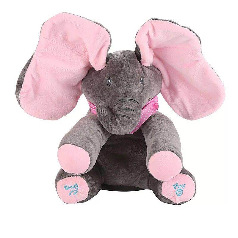 Elefante Musical de Peluche Personalizable para Niños