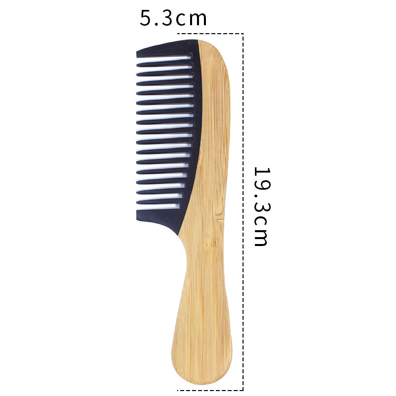 Peine de Bambú para el Cabello para Mujeres - Diseño de Madera Antiestático