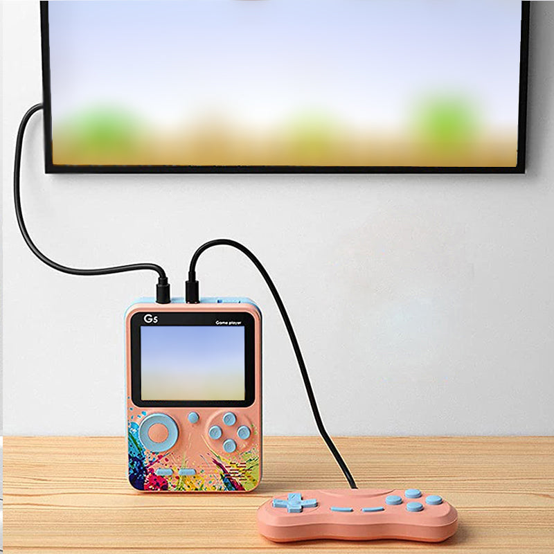 Consola portátil de juegos retro para 2 jugadores con 500 juegos