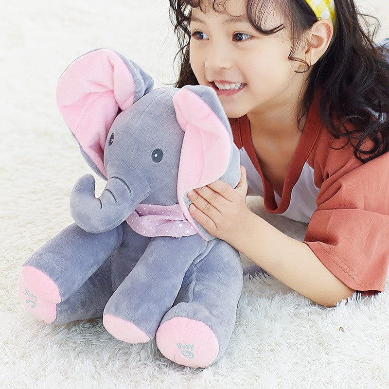 Elefante Musical de Peluche Personalizable para Niños
