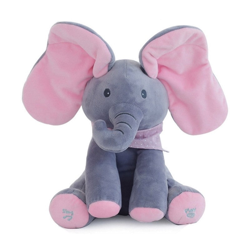 Elefante Musical de Peluche Personalizable para Niños