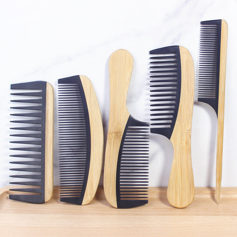 Peine de Bambú para el Cabello para Mujeres - Diseño de Madera Antiestático