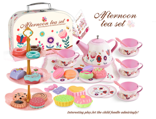 Juego de simulación de postres y té "La casita" para niñas