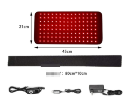 Cinturón de terapia de luz infrarroja con calefacción de 120 LED de Amazon
